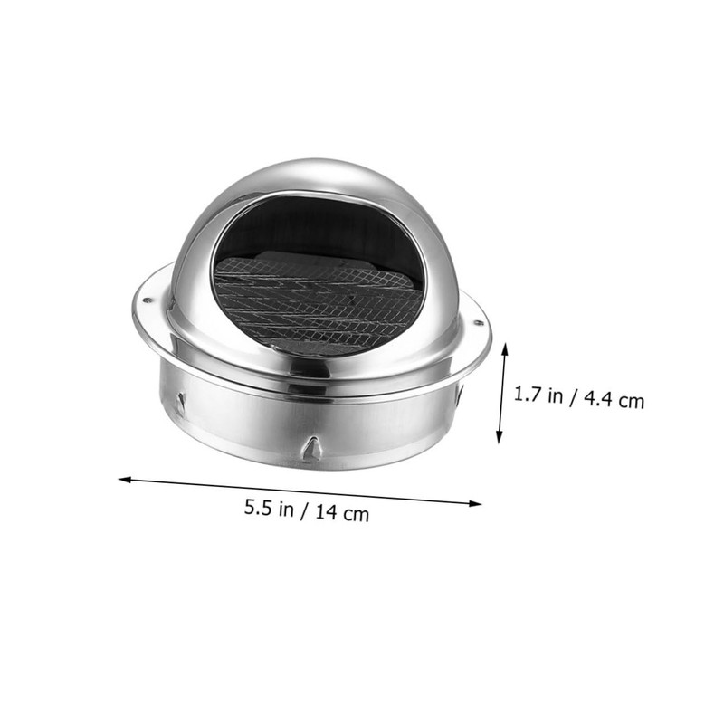LABRIMP Durable Stainless Steel Range Hood Exhaust Cover Air Vent