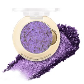 FOCALLURE Eyes On Me Pressed Powder Eyeshadow, Glitter Eye Makeup & Highlight, Long-Lasting, High Pigmented Single Shade Eye Color, Shimmery Finish, Hypoallergenic, PP01 Little Pony