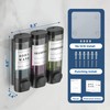 Shower Soap Dispenser Wall Mounted No Drill Shampoo Dispenser for
