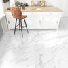 WESTICK White Grey Peel and Stick Floor Tile 20 PCS