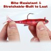 6PCS Soft Plastic Fishing Lures - 3.5in Swim Baits for