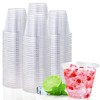 Lilymicky 200 Pack 9 oz Clear Plastic Cups, 9 Ounce Disposable Plastic Drinking Cups, Crystal Clear, for Parties, Ceremonies, Events