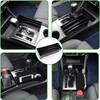 PIUGILH Car Gear Shifter Tray Storage Box for Toyota Tacoma