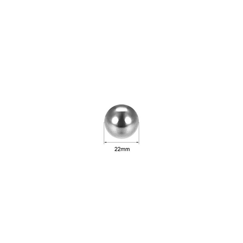 sourcing map G25 Precision Chrome Steel Bearing Balls 22 mm