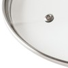 Vilde Glass lid with stainless steel ring for pot and