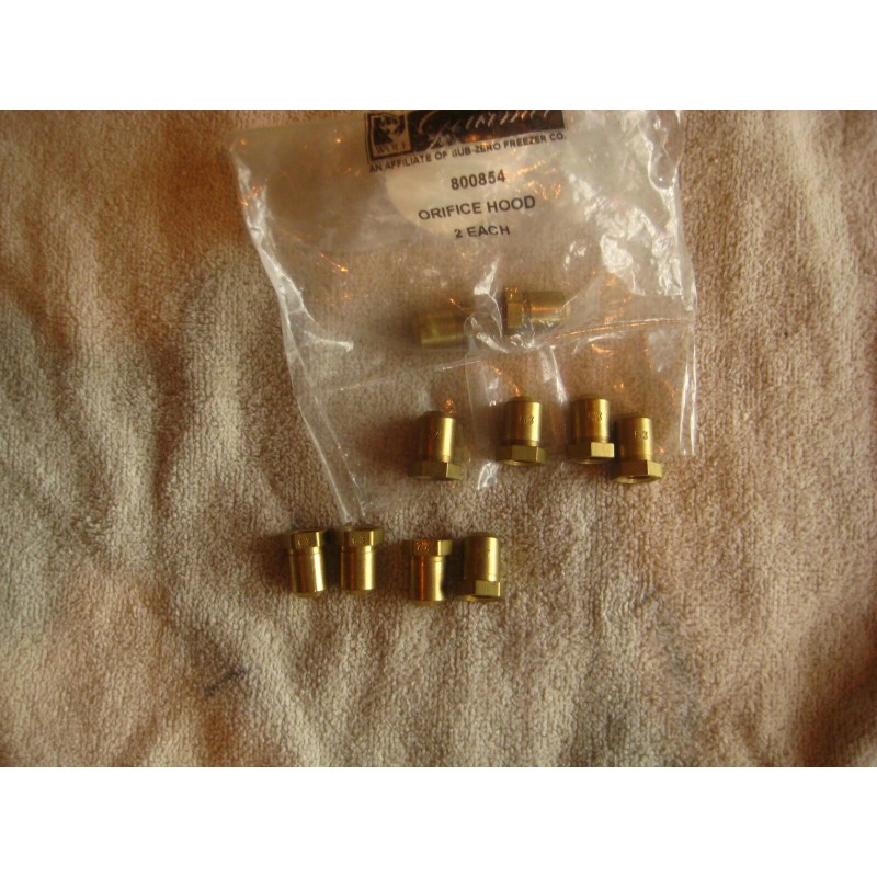 WOLF RANGE ORIFICE #53#74#63#40 NEW OLD STOCK NOT AS SET