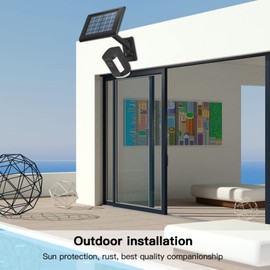 HOLACA 2-in-1 Wall Mount Bracket for Stick Up Cam Pro Solar Panel, Spotlight Cam Pro/Plus and Stick Up Cam Battery/Wired Outdoor Mount Accessories for Ring Super Solar Panel (Black)