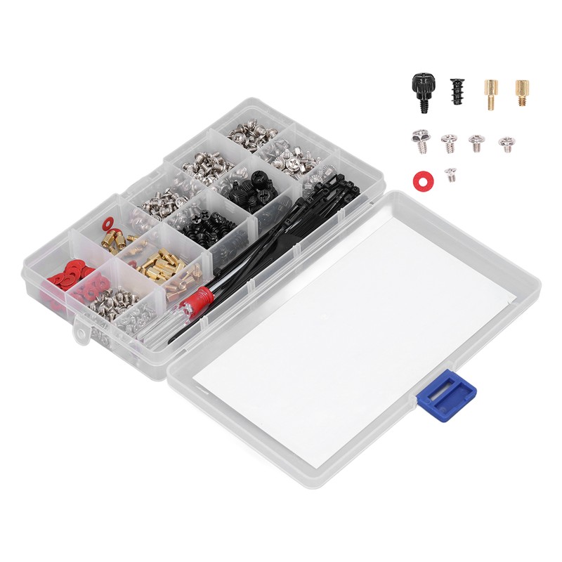 366 Pcs Computer Screw Set Motherboard Standoffs Screw Kit with