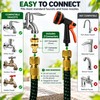 100FT Expandable Garden Hose with 10-Function Nozzle – Lightweight No-Kink