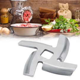 Pwshymi Stainless Steel Meat Mincer Grinder (Manual, 46mm, Small Blade)