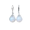 Moonstone Earrings 925 Sterling Silver Moonstone Drop Dangle Earrings, Moonstone