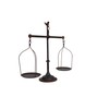 Creative Co-Op Black Decorative Antique Iron Balance Scale with Bird