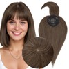 MY-LADY Human Hair Toppers for Women Real Human Hair with