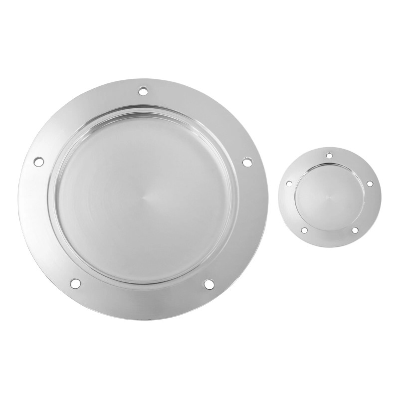 YHMTIVTU Chrome 103 Derby Timing Timer Cover For Harley Touring