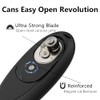 Electric Can Opener, Automatic Handheld Design, Light Black