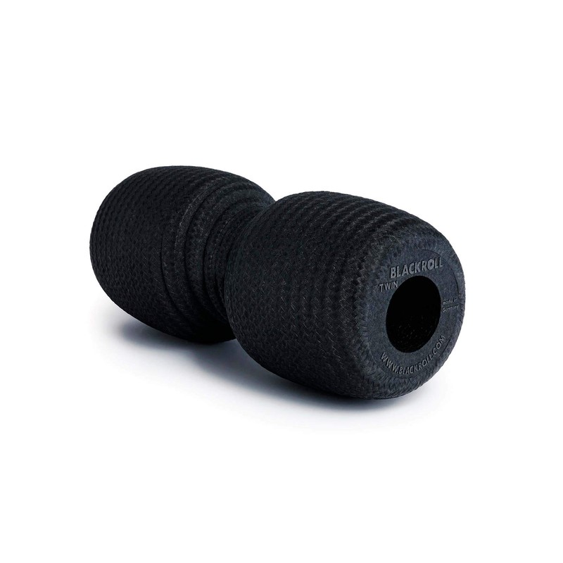Black Roll Foam Roller TWIN Stretch Ball, Made in Germany,