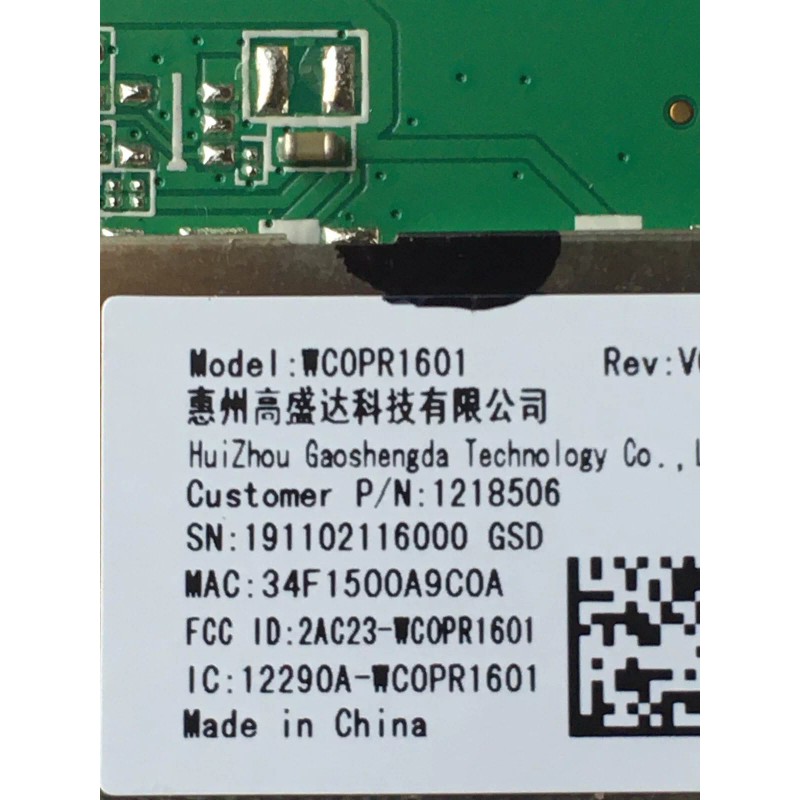 HISENSE 32H4030F1 WIFI MODULE WCOPR1601
