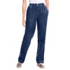 Woman Within Plus Size 7-Day Straight-Leg Elastic-Waist Denim Jean (Petite