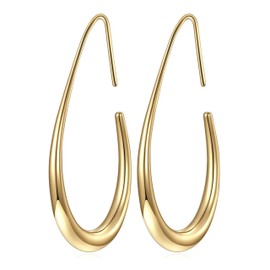 Gold Tear Drop Earrings Jewelry Hoop Earrings for Women Gold Earrings for Women Gold Hoops Earrings for Women Christmas Earrings Lightweight Statement Earrings for Teen Girls Gift for Women Girls