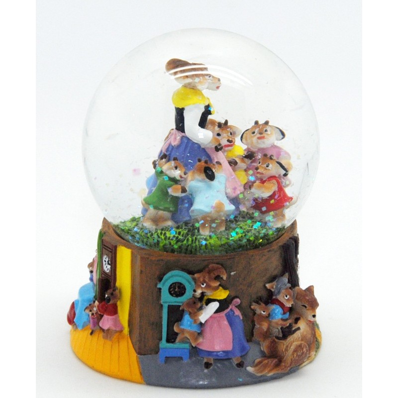 Minium Collection 30039 Märchen Schneekugel Der Wolf und die Sieben