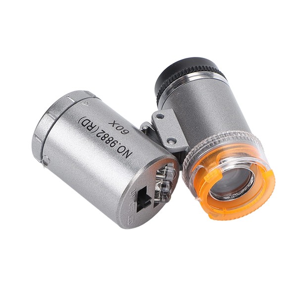 Cocoarm Juwelier Loupe Taschenmikroskop 60x Vergrößerung Perfektes für Freunde und