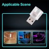USB LED Car Interior Night Light, 2 PCs, Atmosphere Lamp,