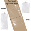 JIUBULUJIU 40 Pack Plastic Clothes Covers, 60 x 140cm Dry