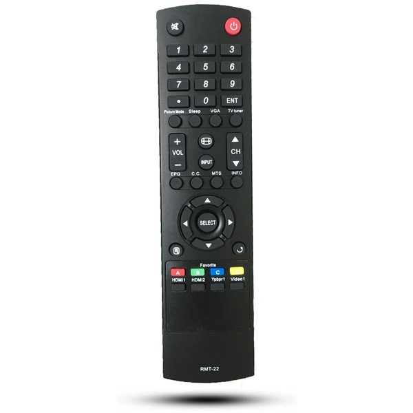 Universal Replacement Remote Control Compatible for WESTINGHOUSE TV RMT-22 UW-32SC1W