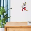 Finyoffiy Red Birds Red Glass Decorative Bird Wall Decoration Metal