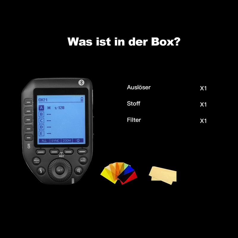 Godox XproII-C Flash Trigger Camera Wireless Flash Trigger LCD Display