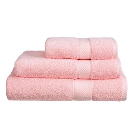 Linens Limited - Hand Towel for Bathroom and for Kitchen, Great as Face Towel, Guest Towel, and More, Turkish Cotton, Soft and Luxurious, Super Absorbent, Machine Washable (Pink)