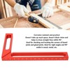 Carpenter Square L Shape Aluminum Alloy Height Measuring Scribing 90°