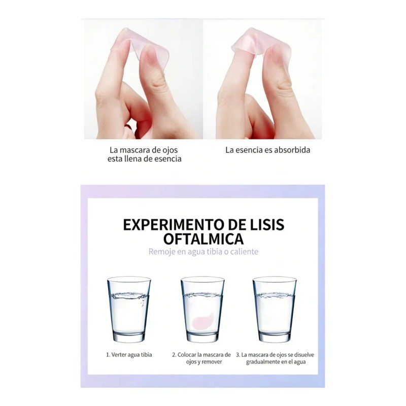 120 Parches Ojos Colágeno Hidrogel Anti Ojeras Bolsas 2 Pack