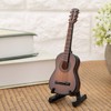 Miniature Wooden Guitar Model Display Mini Musical Ornaments Craft Home