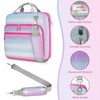 Ytonet 4 Inch D-Ring Zipper Binder, King Sized 3 Ring