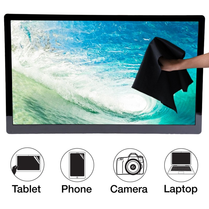 Microfiber Cloth Jewelry Glasses Lens Cleaning 15x