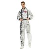 Velcoxplay Men's Astronaut Costume Space Trailer Astronaut Suit Spaceman Jumpsuit