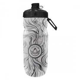 FROSTFLOW INSULATED BIKE BICYCLE WATERBOTTLE 20oz PSYCHEDELIC SWIRL WHITE