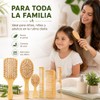 6 Piezas Cepillo para Cabello, Antiestático，Peine para Cabello Antiobstrucción, se