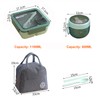 Hcojoul Bento Lunch Box, Bento Boxes Set with Bag, Utensils,