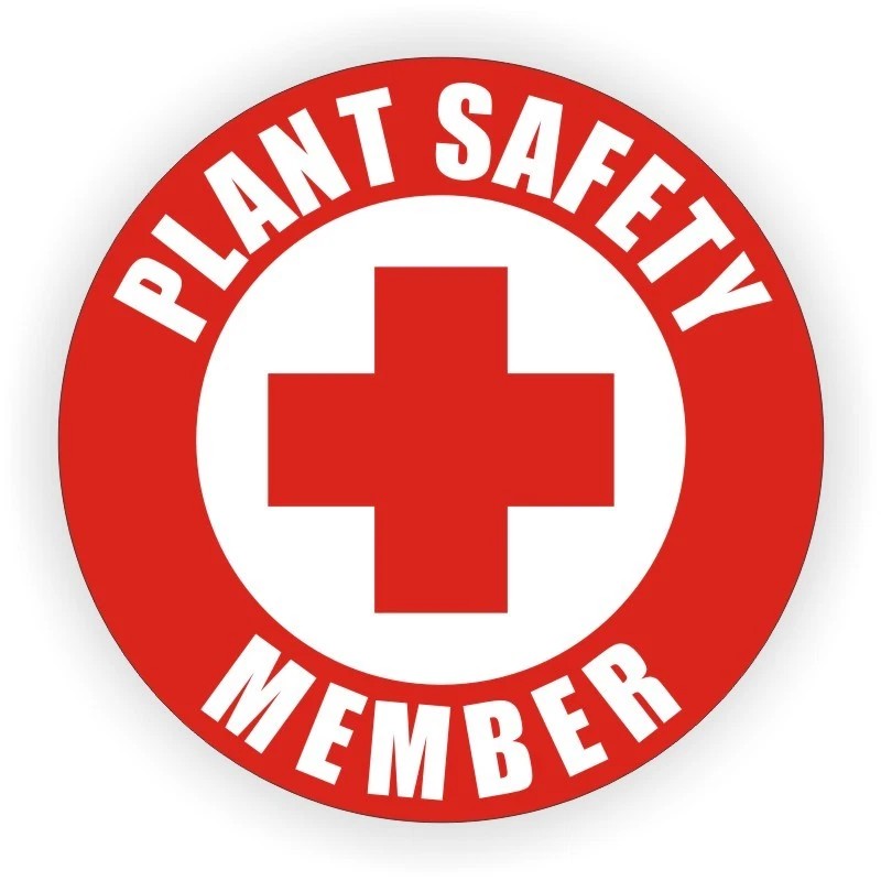 Unbranded/Generic 3 pcs - Red Plant Safety Member Hard Hat