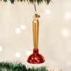 Old World Christmas Ornaments: Toilet Plunger Glass Blown Ornaments for