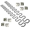 Carkio Replacement Springs, 2pcs 70cm Spring with 8pcs S-Clips 4.0