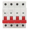 6KA 4P Miniature Circuit Breaker PP Flame Retardant Circuit Breaker