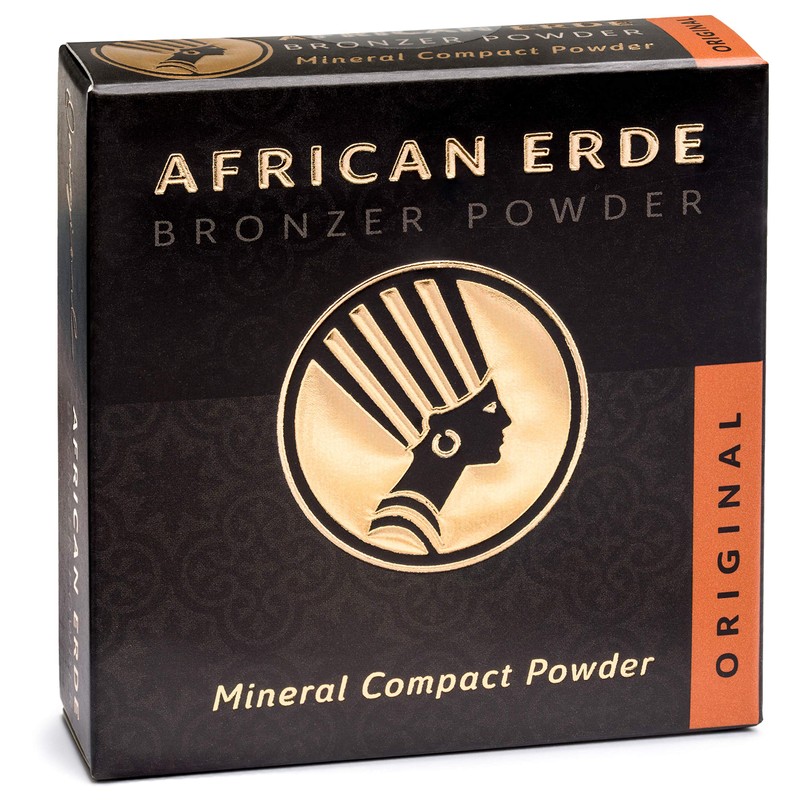 African Erde Compact powder "Original" - without glitter