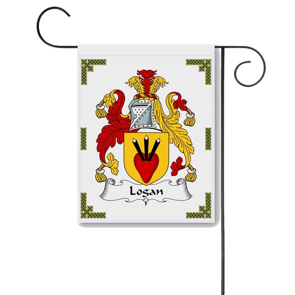 Logan Coat of Arms/Logan Family Crest 11 X 15 Garden