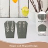 Novel Box 3 Pack Gray Linen Earring/Pendant Display Stand 3.5x2x5