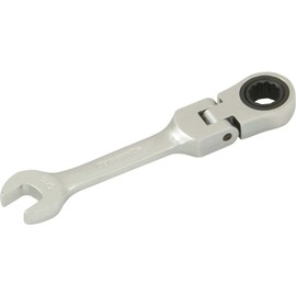 Dynamic Tools D076210 Stubby Flex Head Ratcheting Wrench, 5/16"