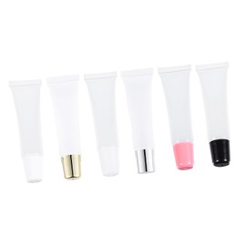 Mikinona 1set Transparent Lip Gloss Tubes for Easy Dispensing of Lip Balm Lotion and Leak Design Lightweight and Reusable Cosmetic Containers