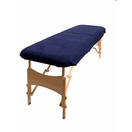 aztex Luxury Massage Cover Range, With or Without a Face Hole, Massage Couch Protective Cover, Suitable for Salons, Spas and Therapists, One Size, Stretchy - Without Facehole, Navy
